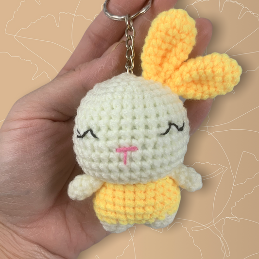Happy Bunny Keychain