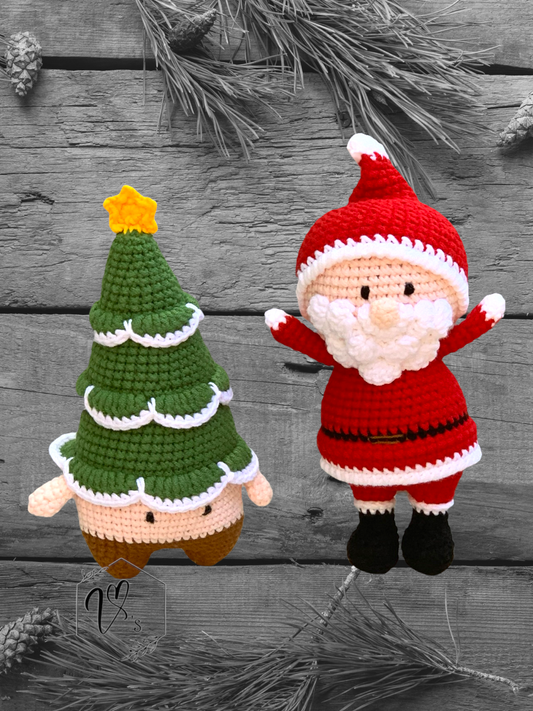 Santa & Christmas Tree