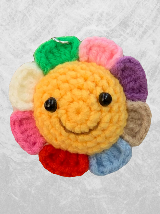 Sunny Flower Keychain