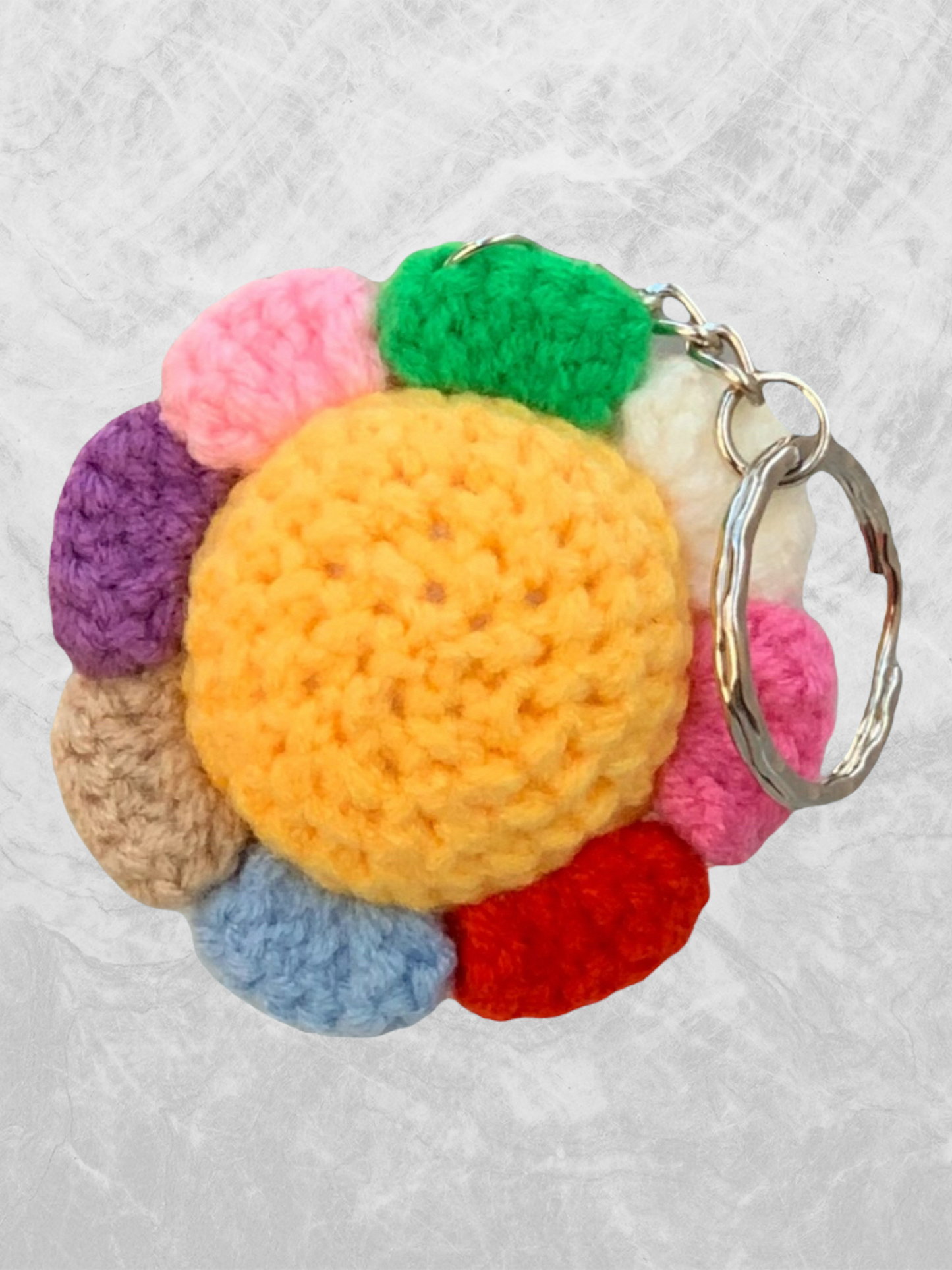 Sunny Flower Keychain