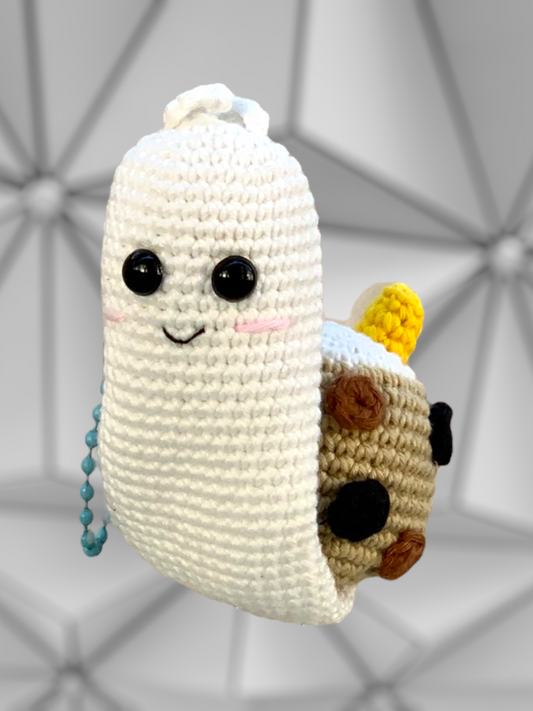 Boba Snail Keychain